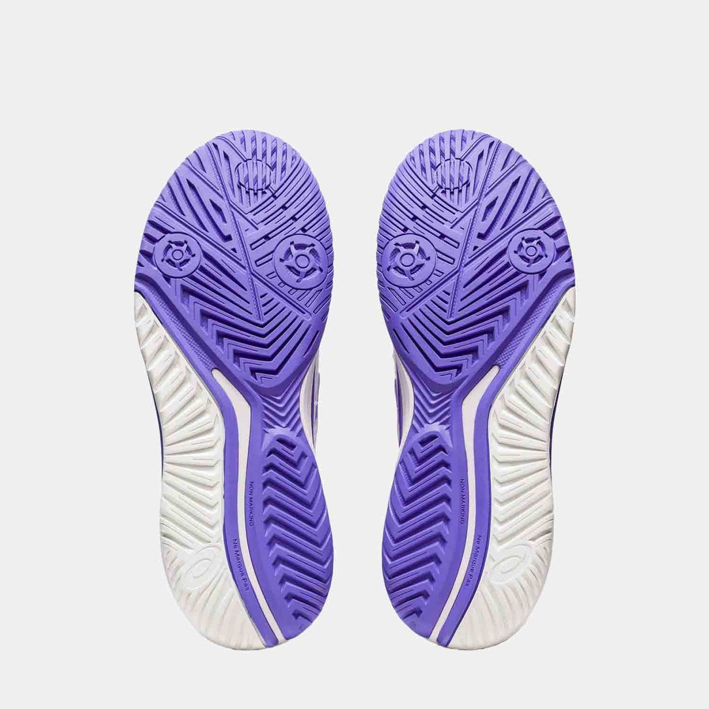 Bottom view of the Asics Women's Gel-Resolution 9 Tennis Shoes.