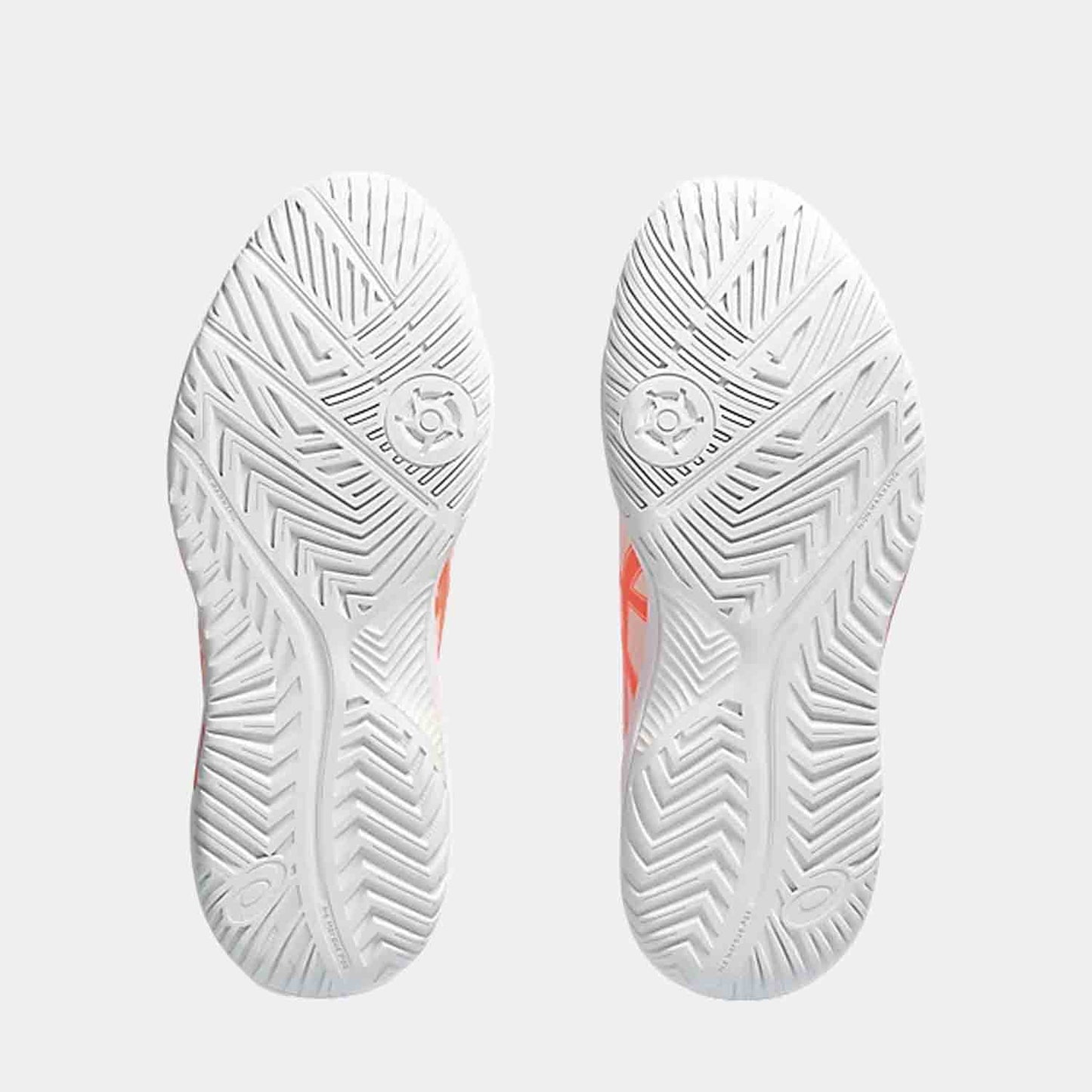 Bottom view of Women's Asics Gel-Dedicate 8.