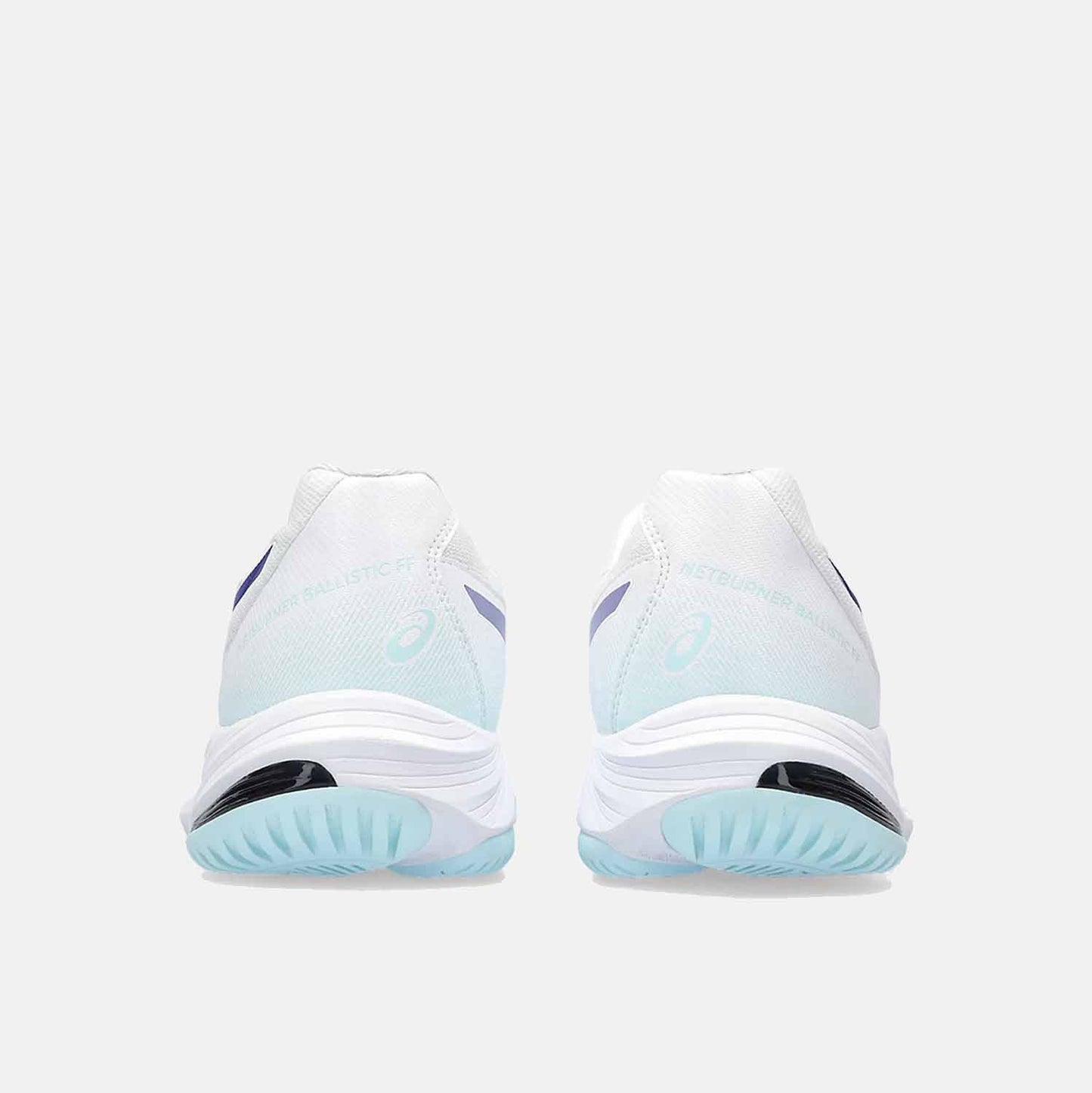 Rear view of Women's Asics Netburner Ballistic FF 3.