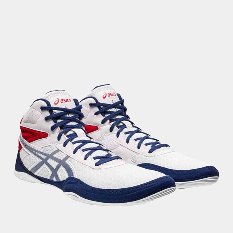 Front view of Asics Kids Matflex 6 Wrestling Shoes.