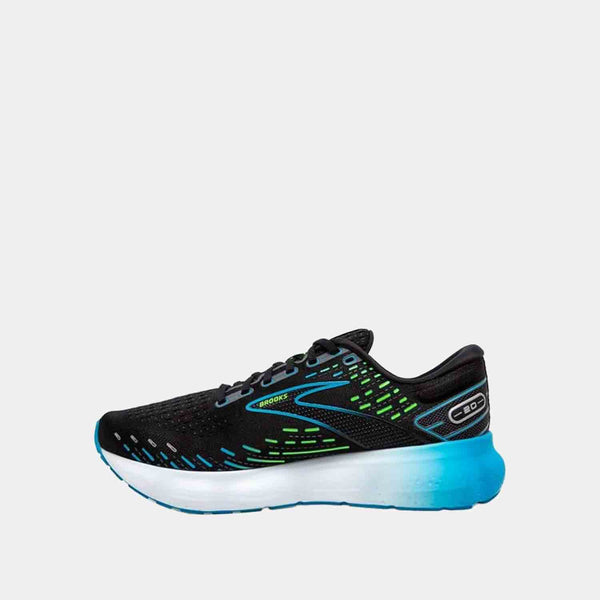 Side medial view of Men's Brooks Glycerin 20 Running Shoes.