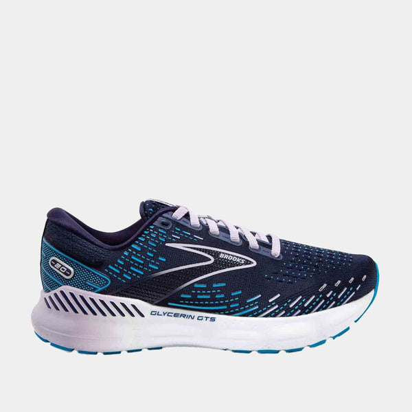 Side view of the Women's Brooks Glycerin GTS 20 Running Shoes.