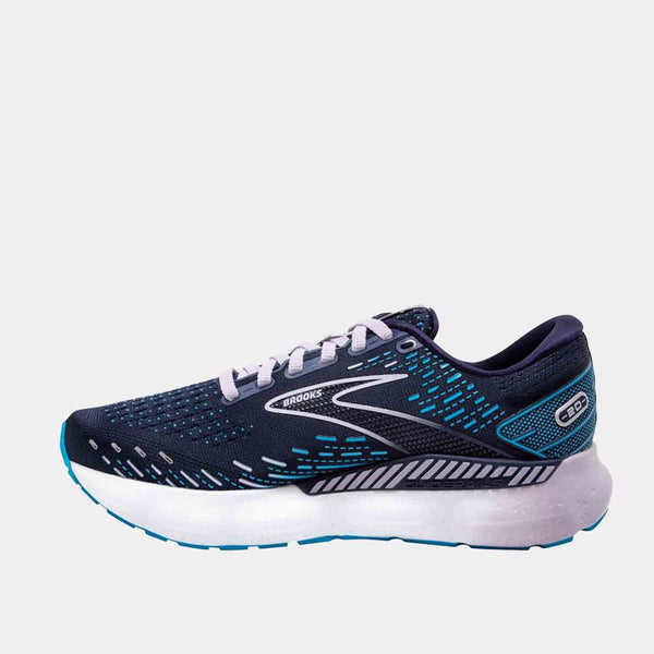 Side medial view of Women's Brooks Glycerin GTS 20 Running Shoes.