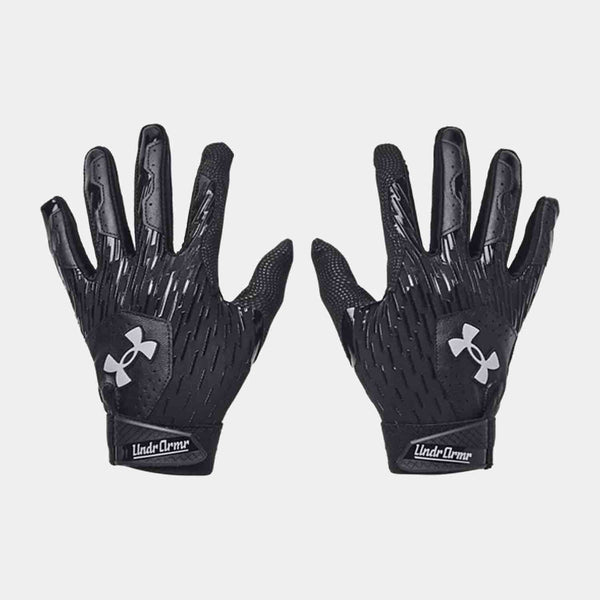 Front view of the Kids' Under Armour Clean Up Batting Gloves.