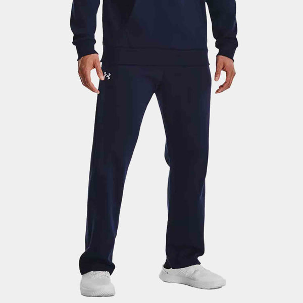 Front view of the Men's Under Armour Rival Fleece Pants.