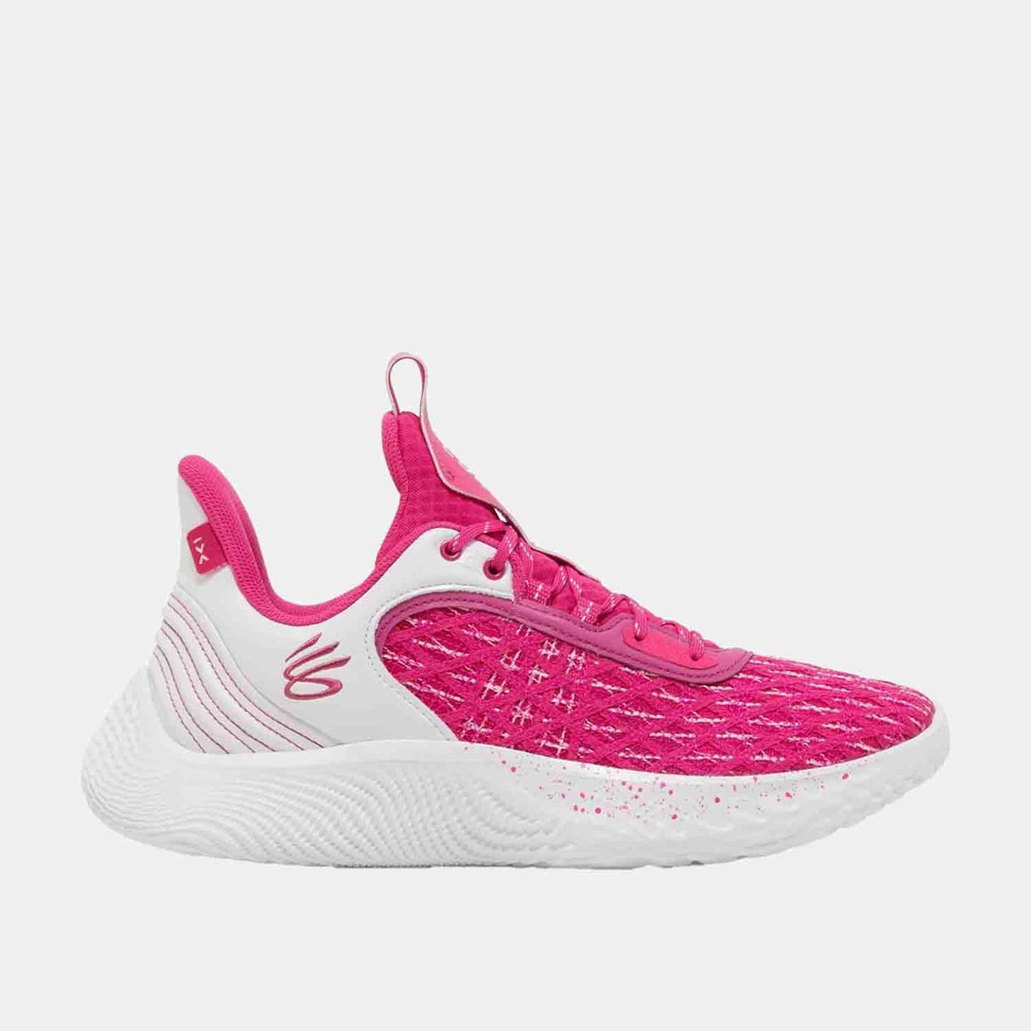 Side view of Men's Curry Flow 9 Basketball Shoes