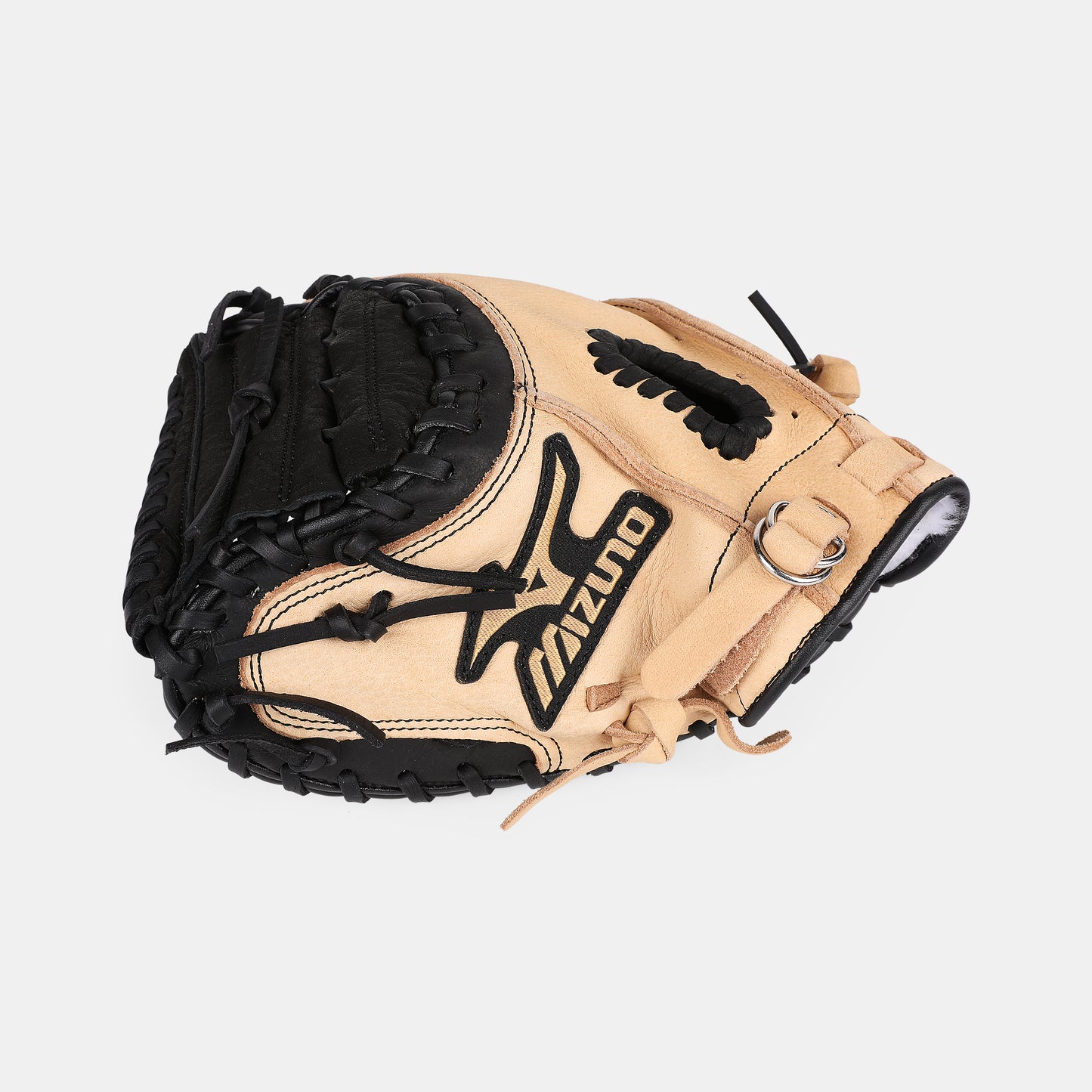 Side view of Mizuno GXC105 Prospect 32.5" Baseball Catchers Mitt.