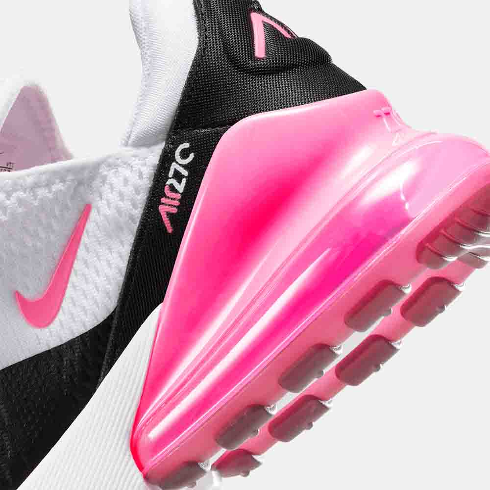 Up close, rear view of the Women's Nike Air Max 270.