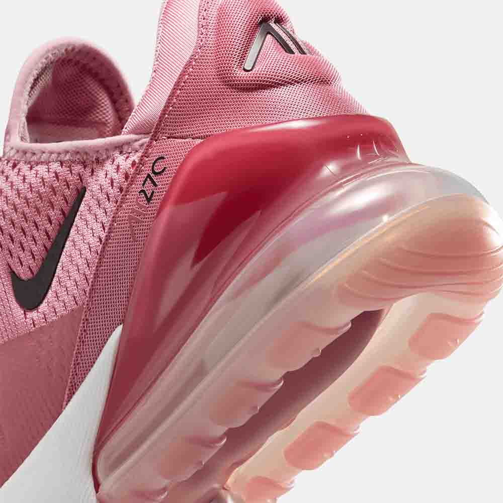 Up close, rear view of the Women's Nike Air Max 270.