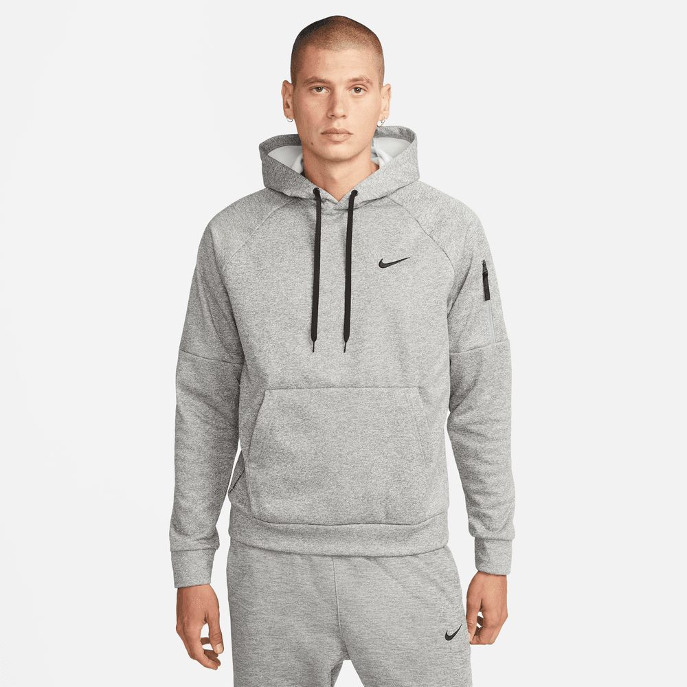 NIKE MENS THERMA-FIT HOODED FITNESS PULLOVER HOODIE