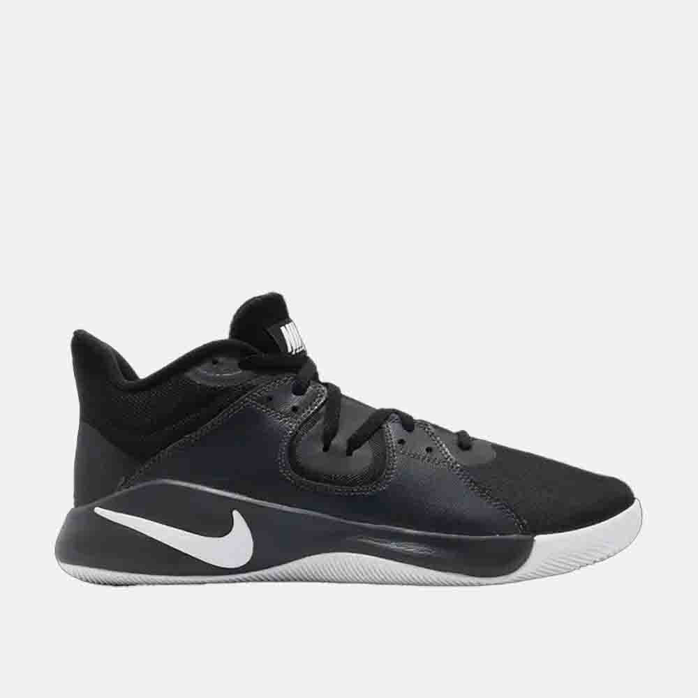 Side view of the Nike Fly By "Smoke Grey".
