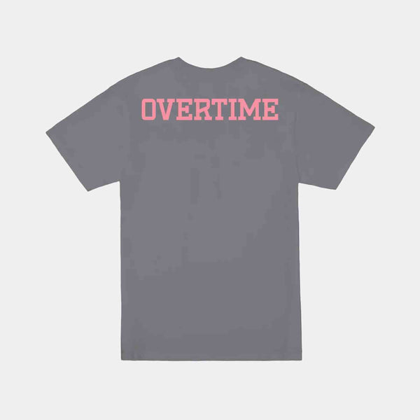 Rear view of the Overtime Classic Tee.