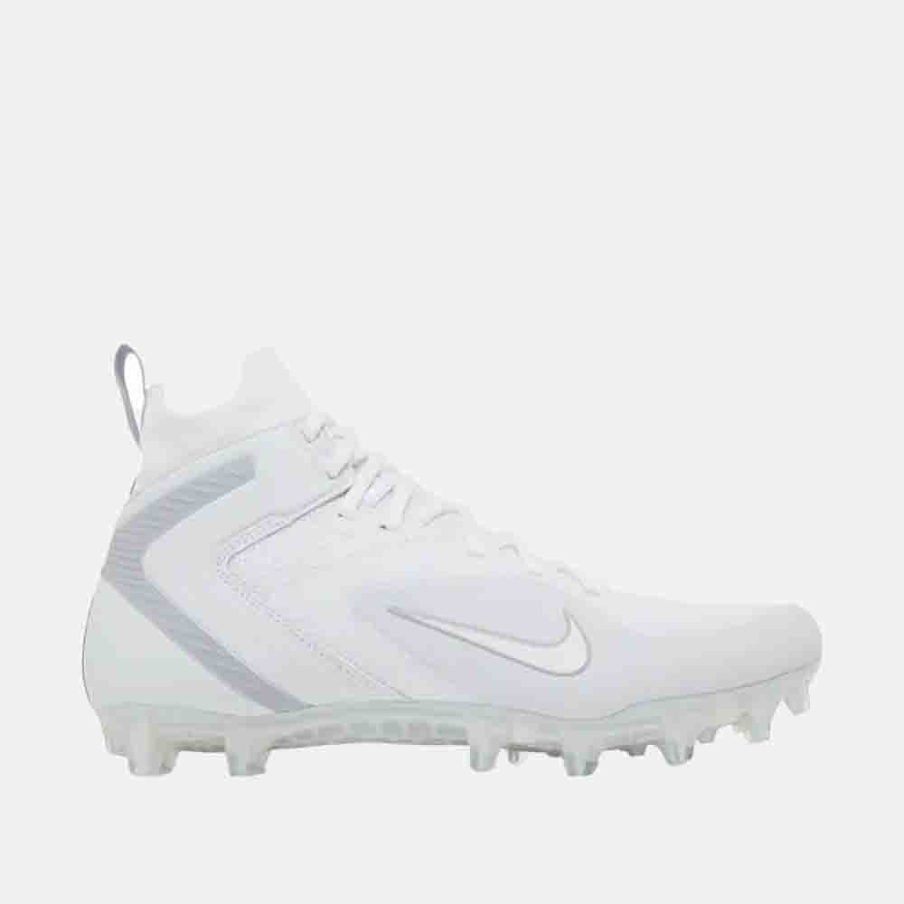 Side view of the Alpha Huarache 8 Elite Lacrosse Cleats.