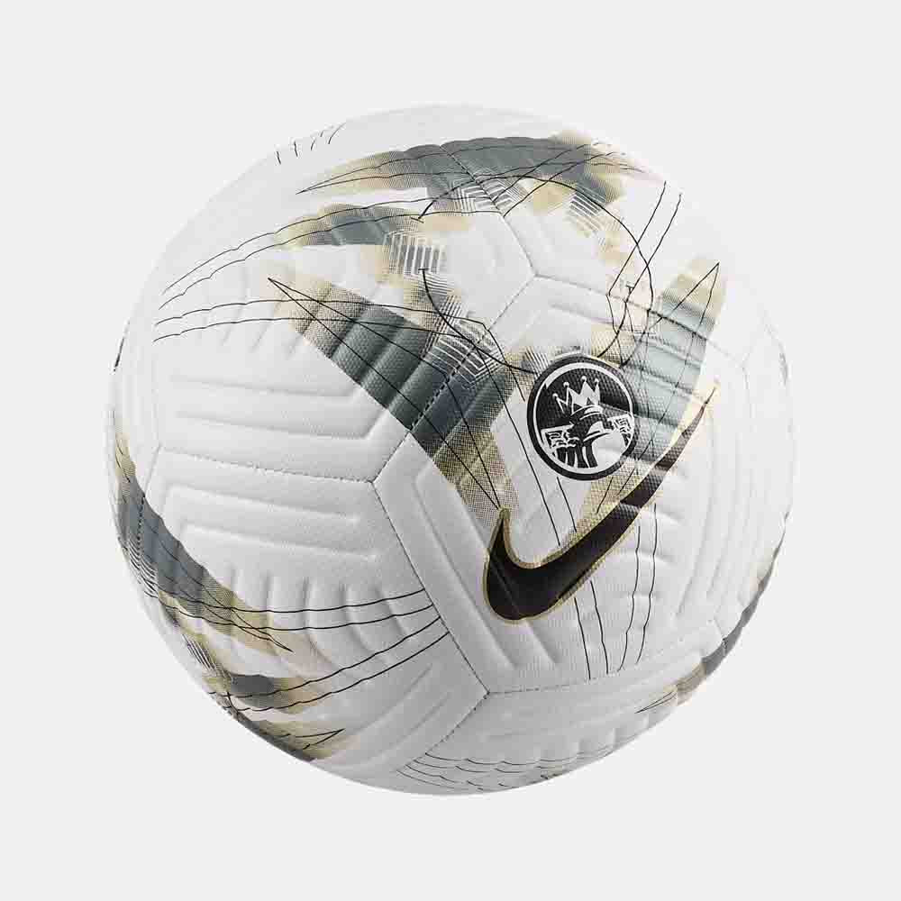 Side view of the Nike Premier League Academy Soccer Ball.