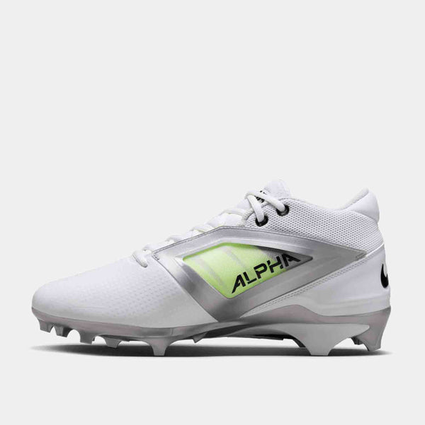 Side medial view of the Men's Nike Alpha Menace 4 Pro Football Cleats.