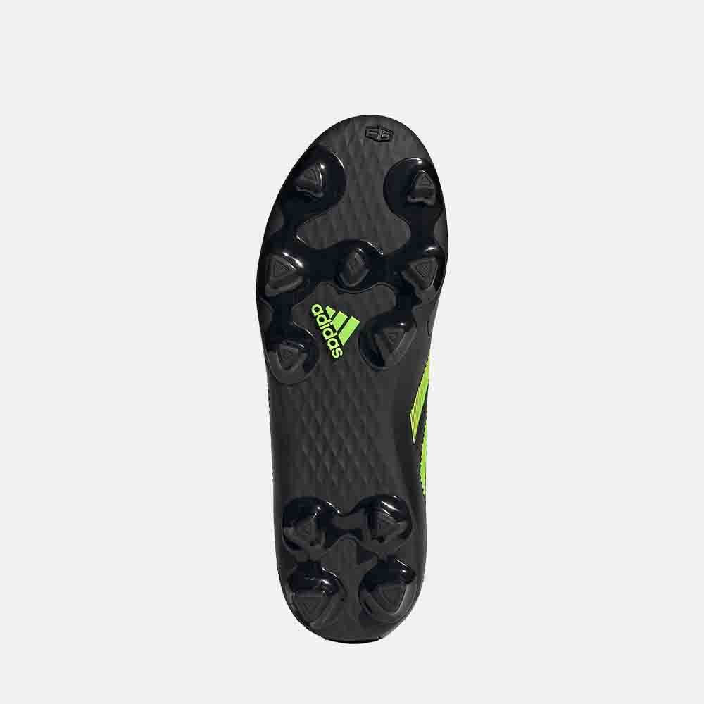 Bottom view of the Adidas Kids' Goletto VIII FG Soccer Cleats.