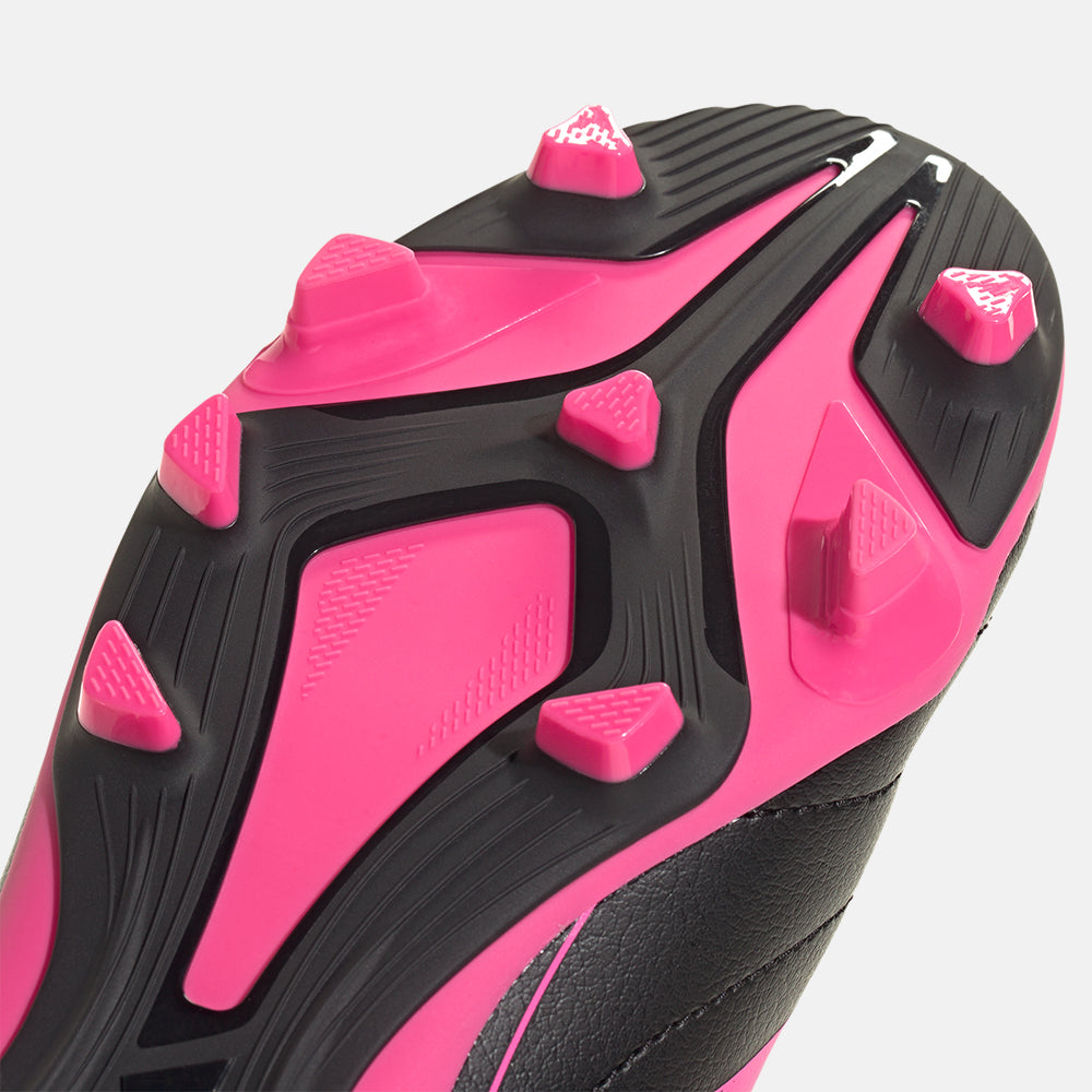 Up close, bottom view of the Kids' Adidas Goletto IX Soccer Cleats.