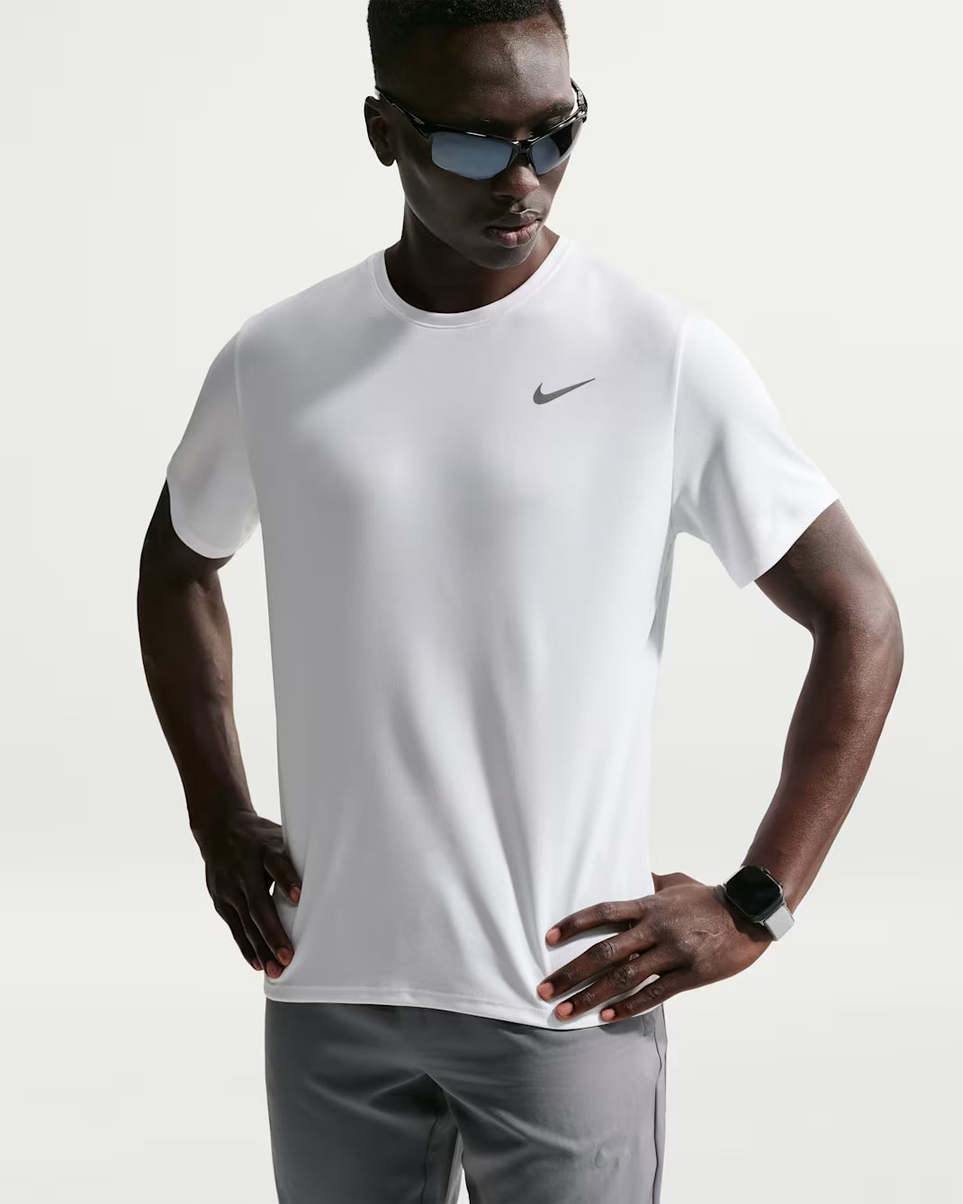 MENS NIKE DRI-FIT MILER SHORT SLEEVED TEE