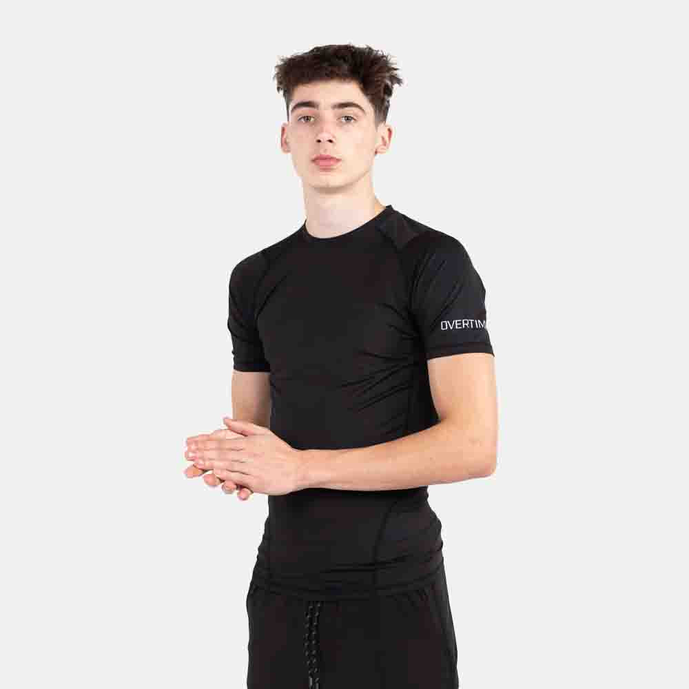 Front view of the Overtime Kids' Valid Compression Tee.