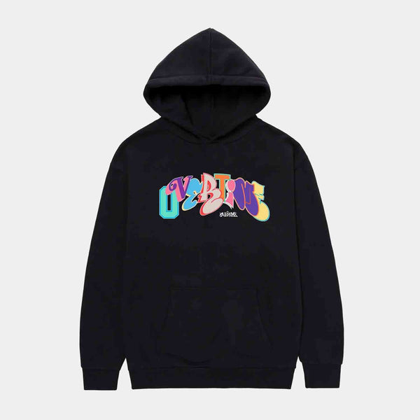 Front view of the Overtime Kids' Vandal Tag Hoodie.