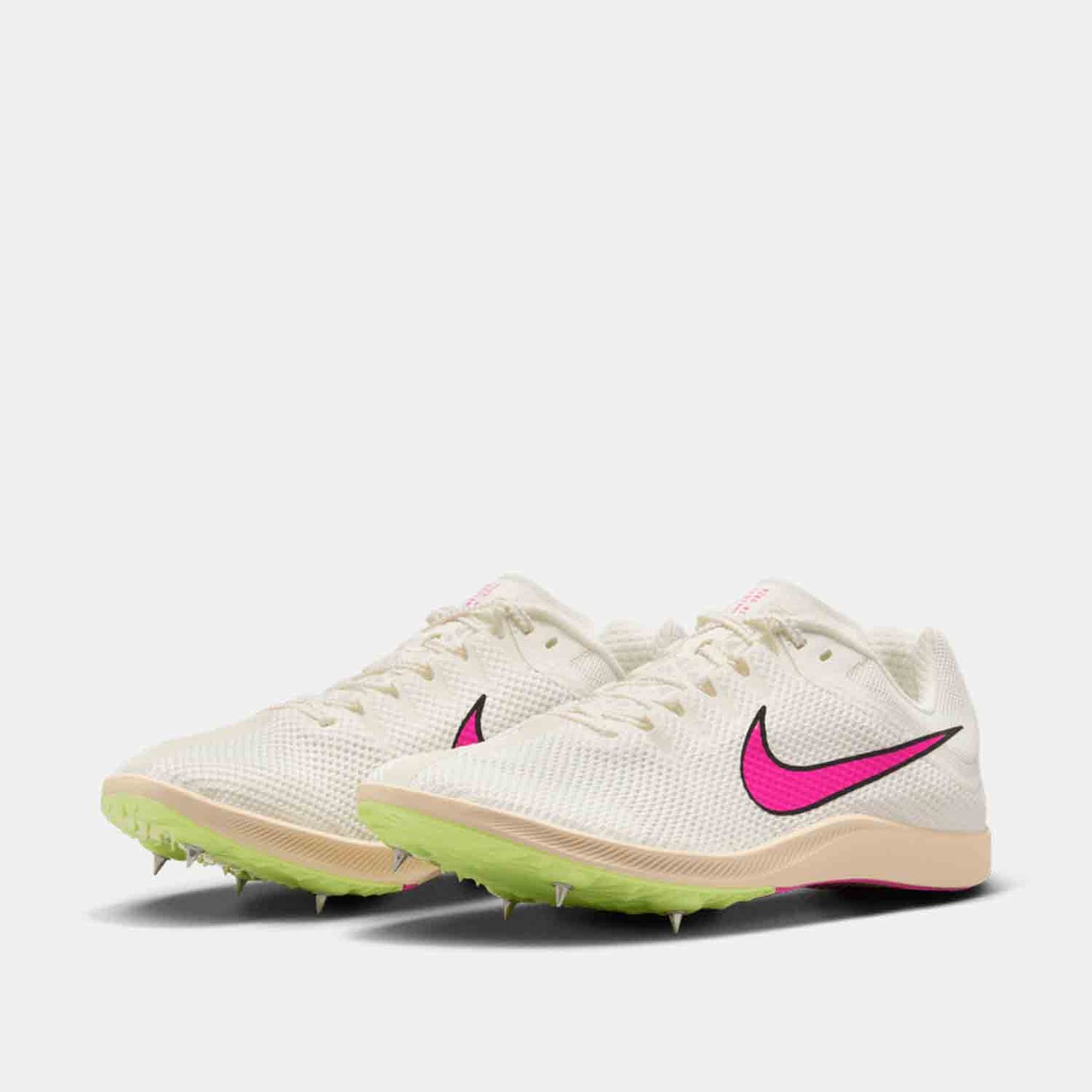 Front view of Nike Rival Distance Spikes.