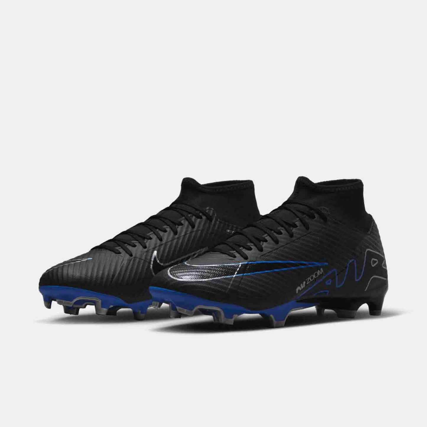Front view of Nike Mercurial Superfly 9 Academy Soccer cleats.