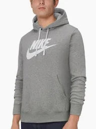 MEN'S NIKE SPORTSWEAR CLUB PULLOVER HOODIE-BIG LOGO ON CHEST