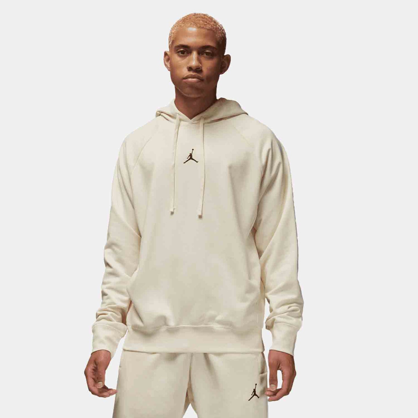 Front view of Men's Jordan Sport Crossover Fleece Hoodie.