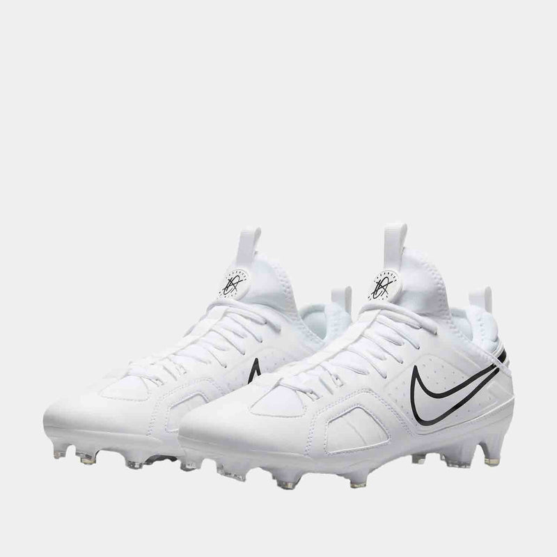 Front view of the Men's Nike Huarache 9 Varsity Lacrosse Cleats.
