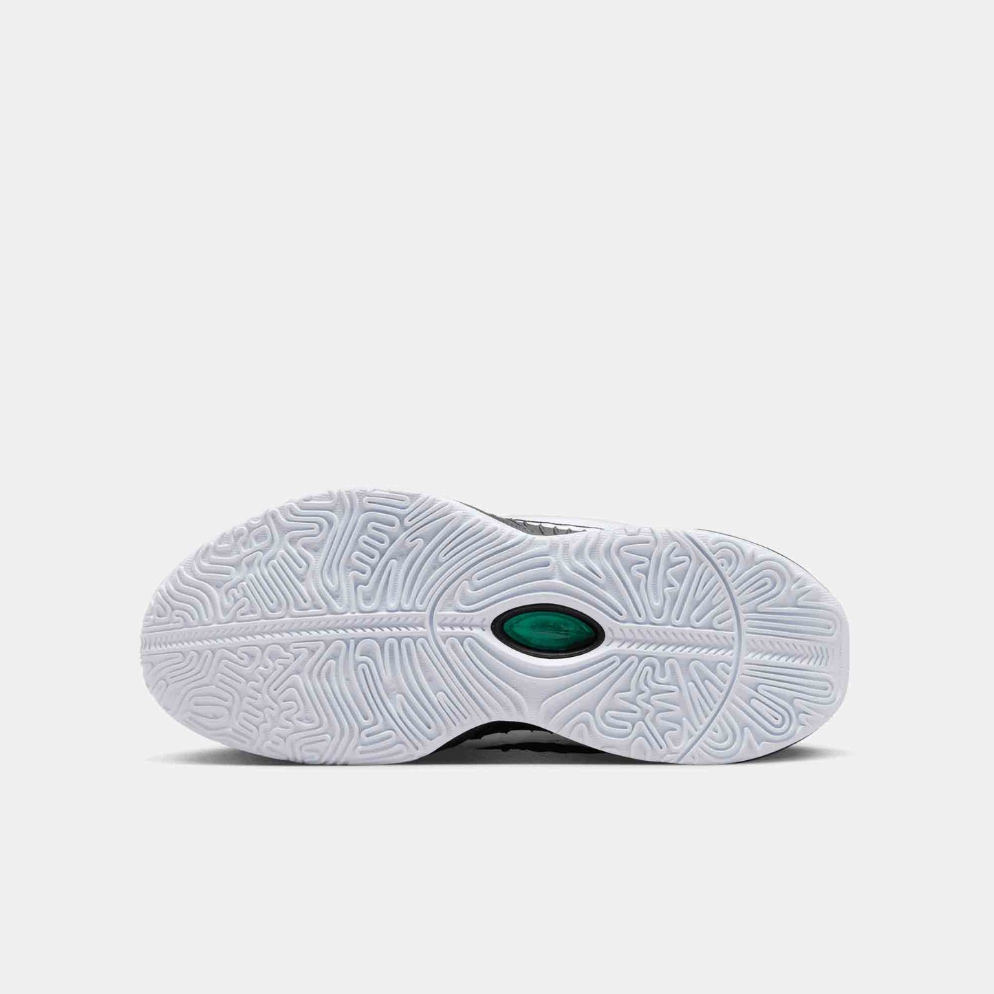 Bottom view of Nike Kids' LeBron XXI 'Conchiolin' Basketball Shoes.