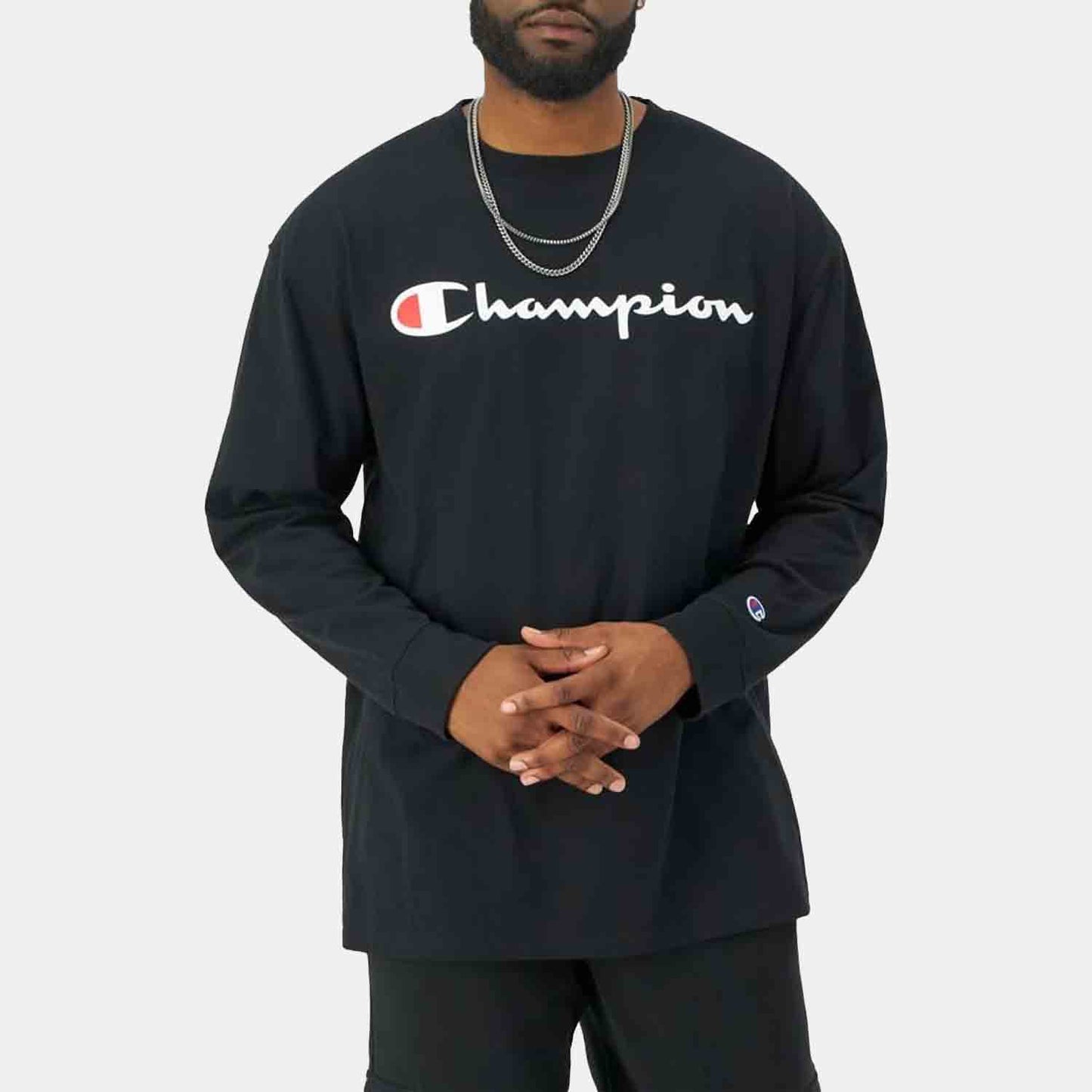 Champion Men's Classic Graphic Long Sleeve T-Shirt - SV SPORTS
