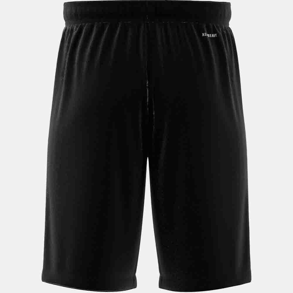 Rear view of the Men's Adidas D2M 3 Stripes Shorts.