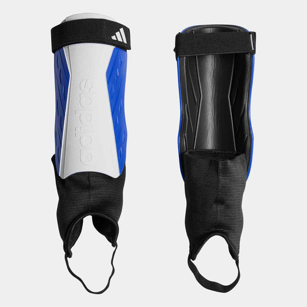 Front and rear view of the Adidas Kids' Tiro Match Shin Guards.