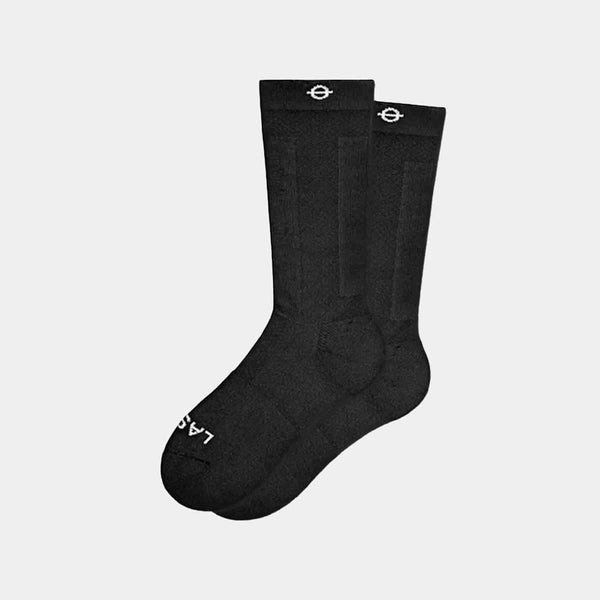 Side view of the Lasso Basic Crew Sock.