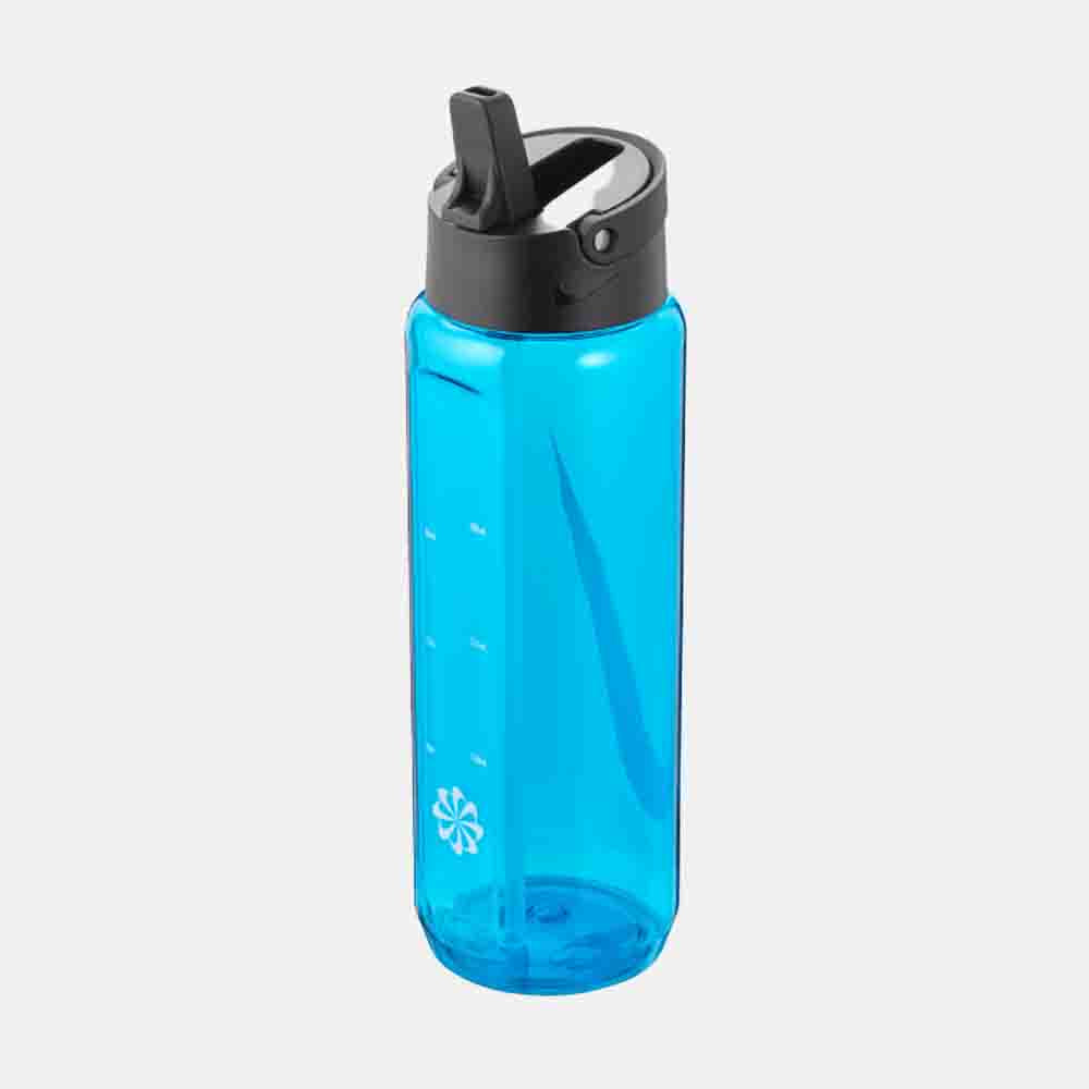 Rear view of the Nike Renew Recharge Straw Bottle 24oz.