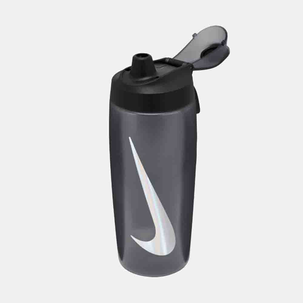 Front view of the Nike Refuel Bottle Locking Lid 18oz.