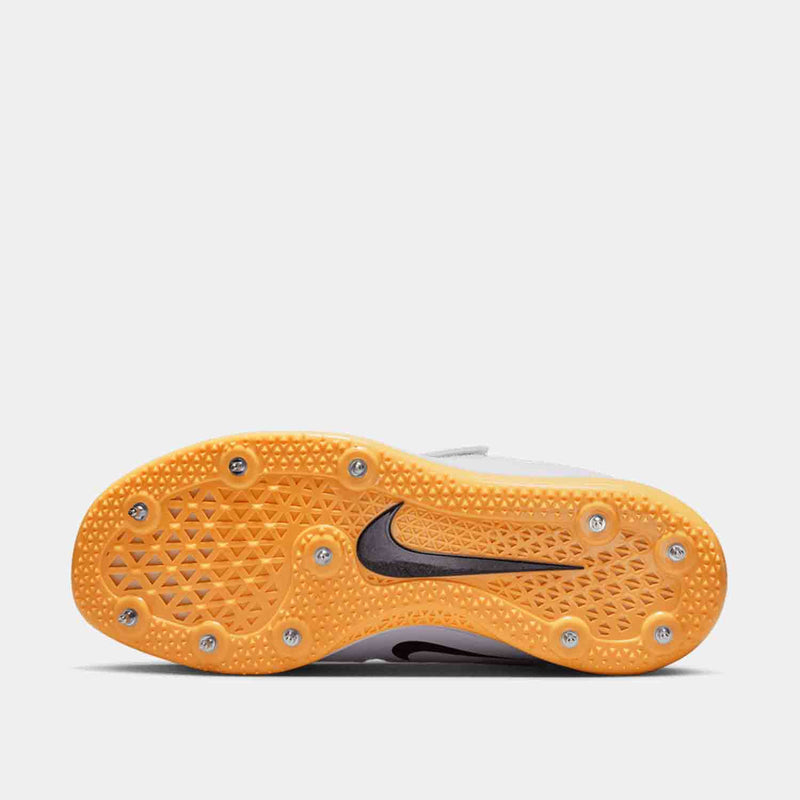 Bottom view of Nike High Jump Elite Jumping Spikes.