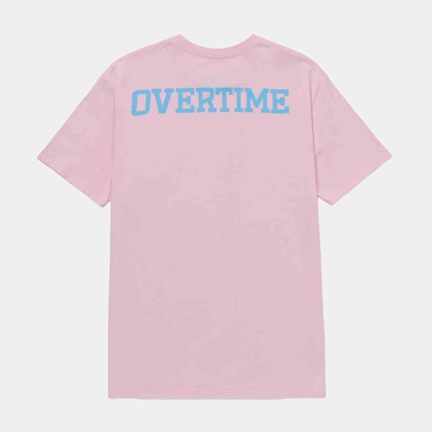 Rear view of Overtime Classic Tee.