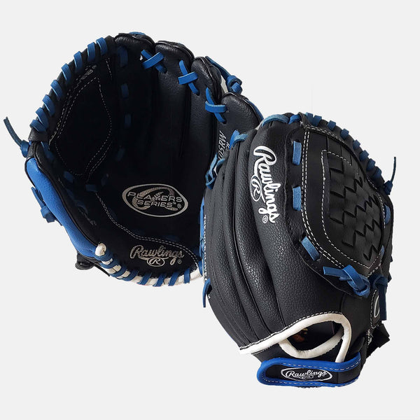 Front palm and rear view of Rawlings 10.5" Basket Web Glove.