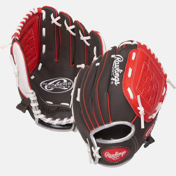 Front palm and rear view of Rawlings Player Series Youth Glove.