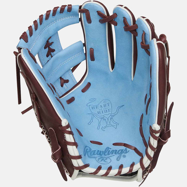 Front palm view of Heart of the Hide 2023 Gold Glove Club 11.75" Infield Baseball Glove.
