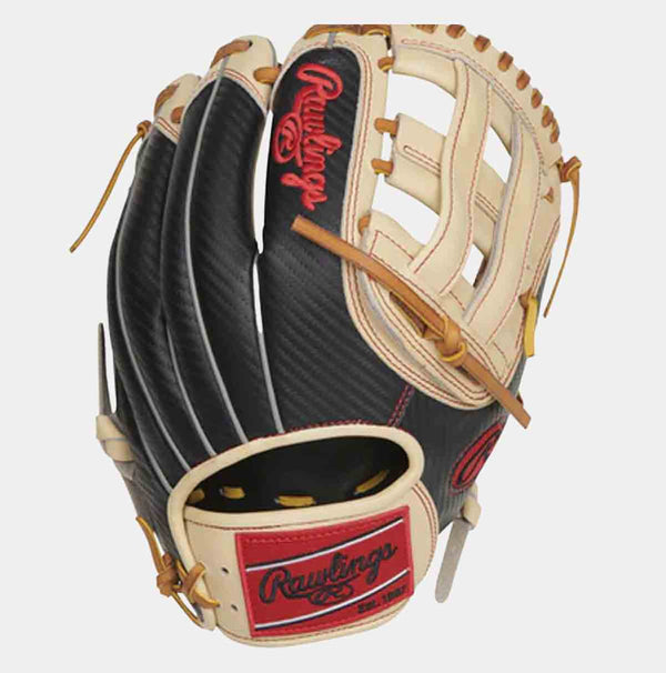Rear view of Rawlings Heart of The Hide Baseball Glove.