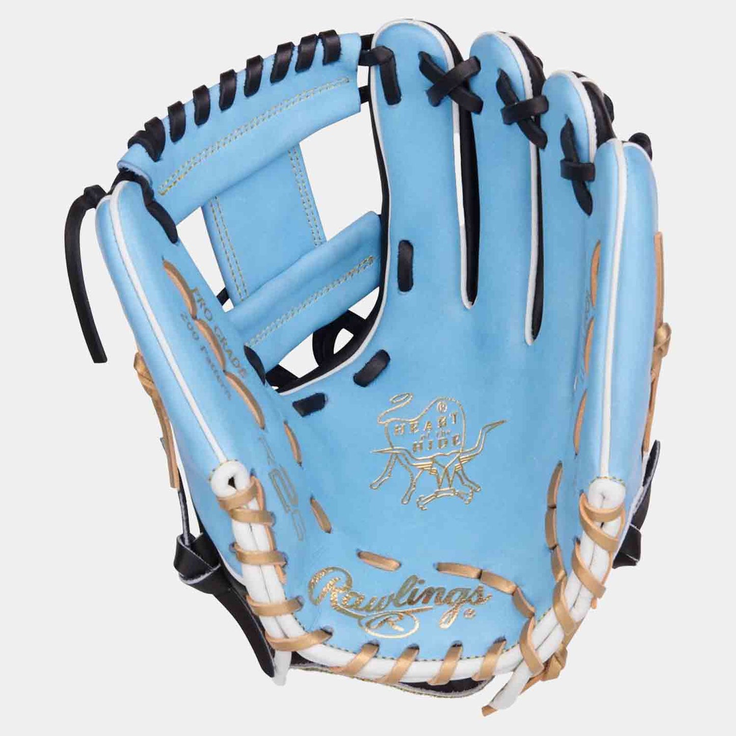 Front palm view of R2G Heart of The Hide 11.75" Glove.
