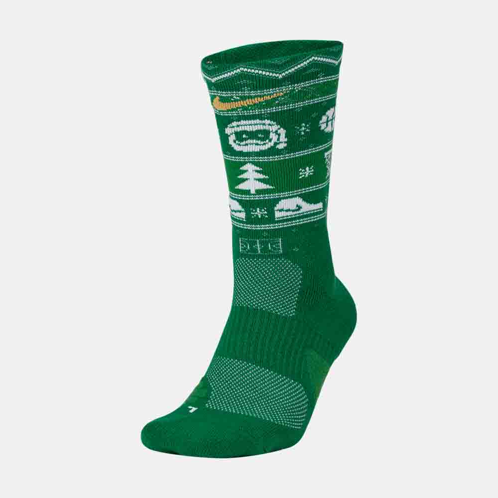 nike men's elite christmas crew socks