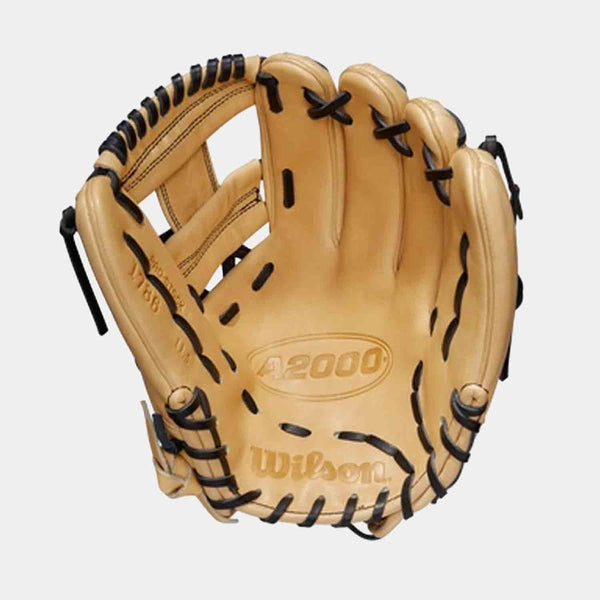 Front palm view of 2023 A2000 Infield Baseball Glove.