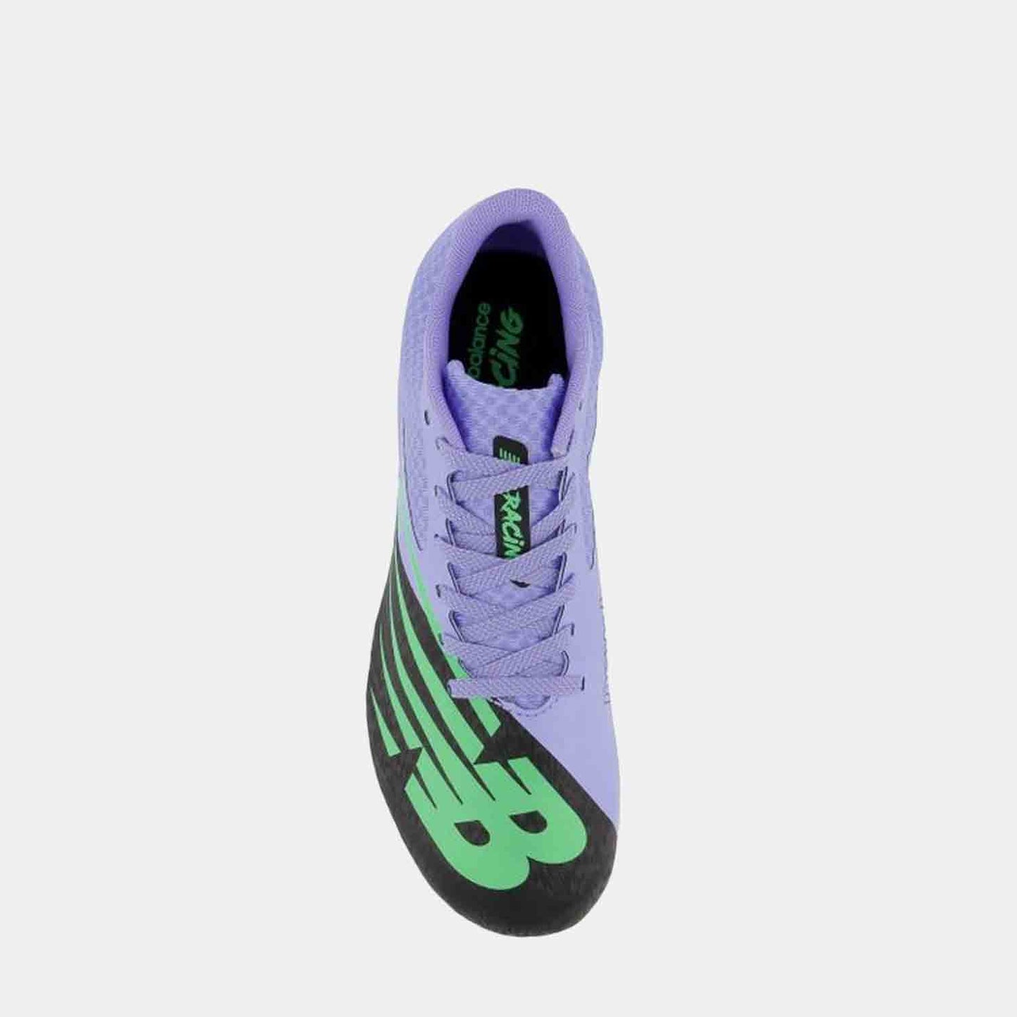 Top view of the New Balance Women's SD100v4 Sprinting Spikes.