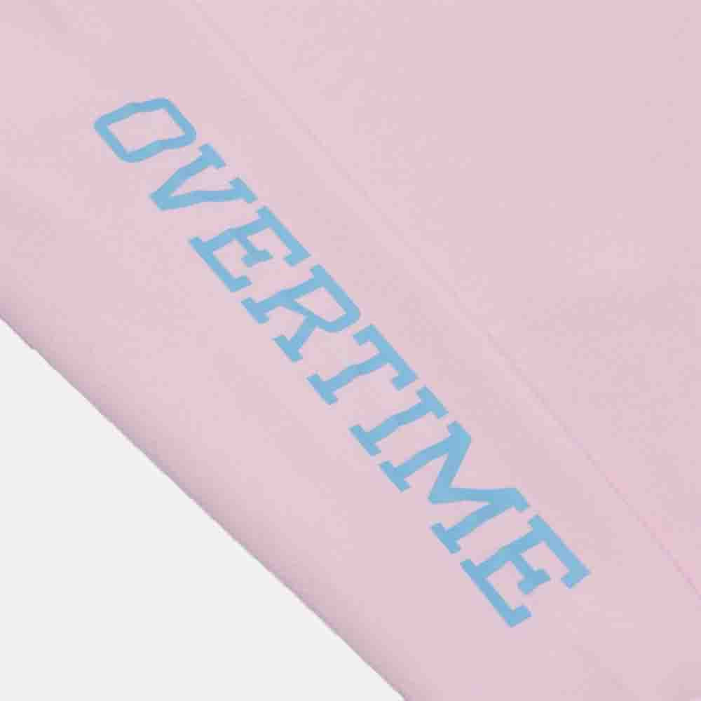 Up close, view of sleeve on the Kids' Overtime Classic Hoodie.