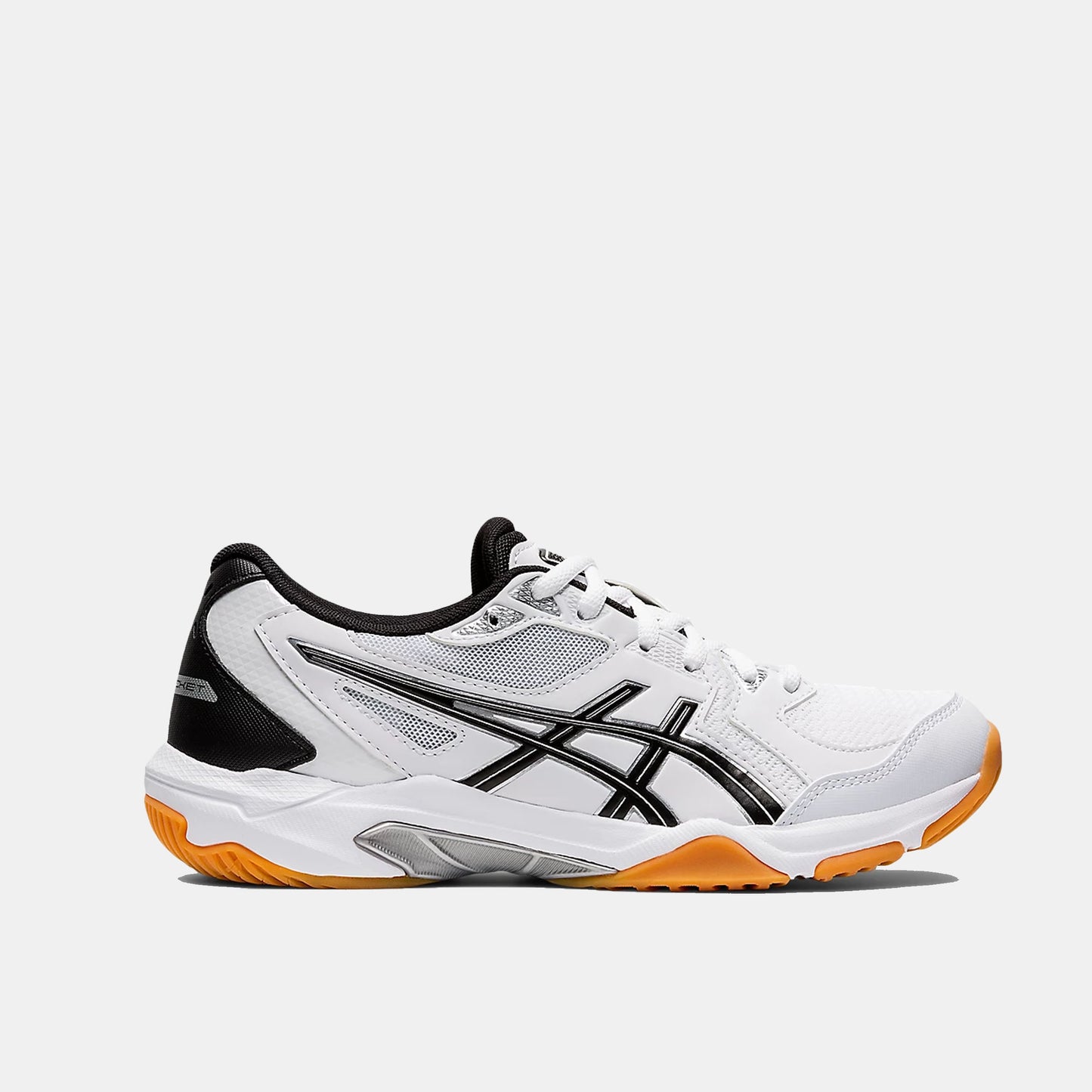 Side view of Women's Asics Gel-Rocket 10.