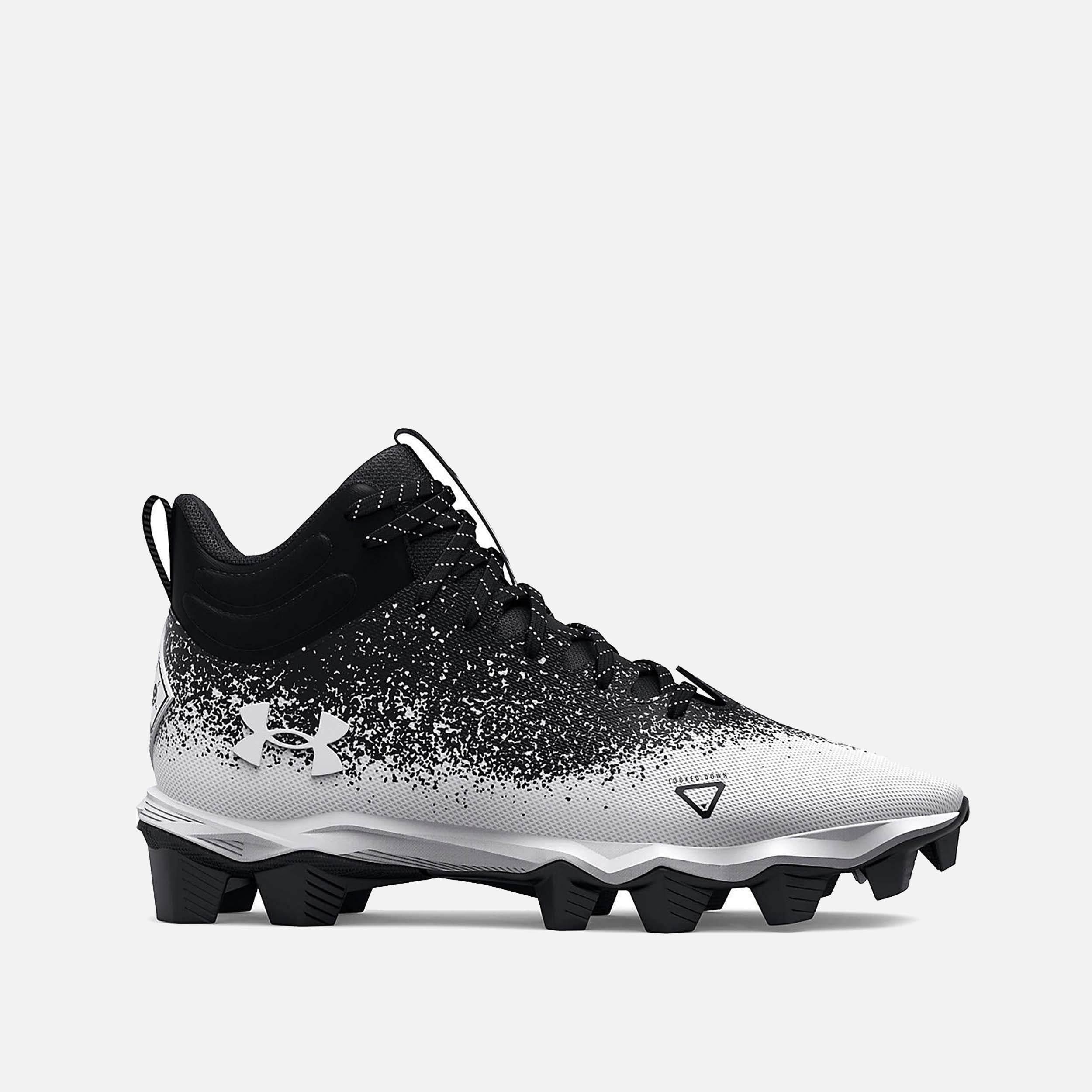 Under Armour Spotlight Fran RM 2.0 Football Cleat Men 13 Black White 3025083-001 Under Armour Spotlight Franchise 2.0 RM Football Cleats  main image 3