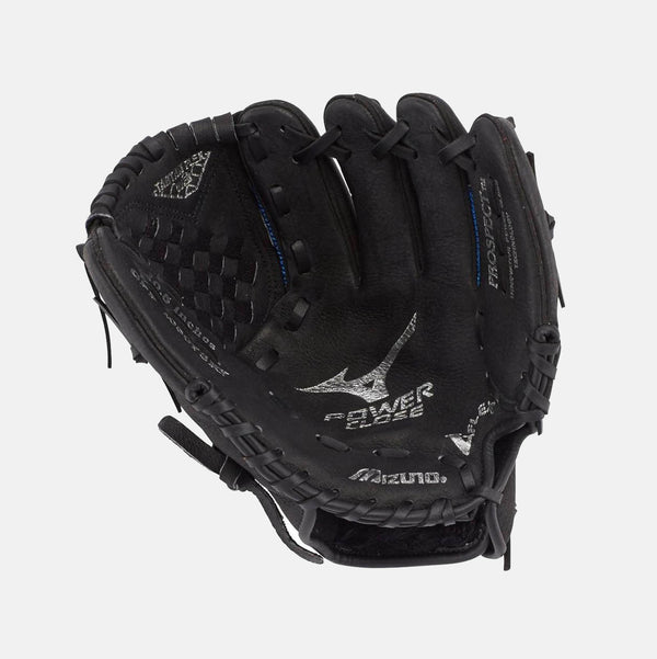 Front palm view of Mizuno Prospect Series 10.5" Baseball Glove.